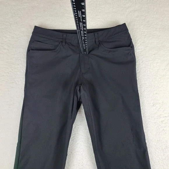 Lululemon ABC Pants Mens 32x32 Black Slim Fit Activewear Performance Tech Golf